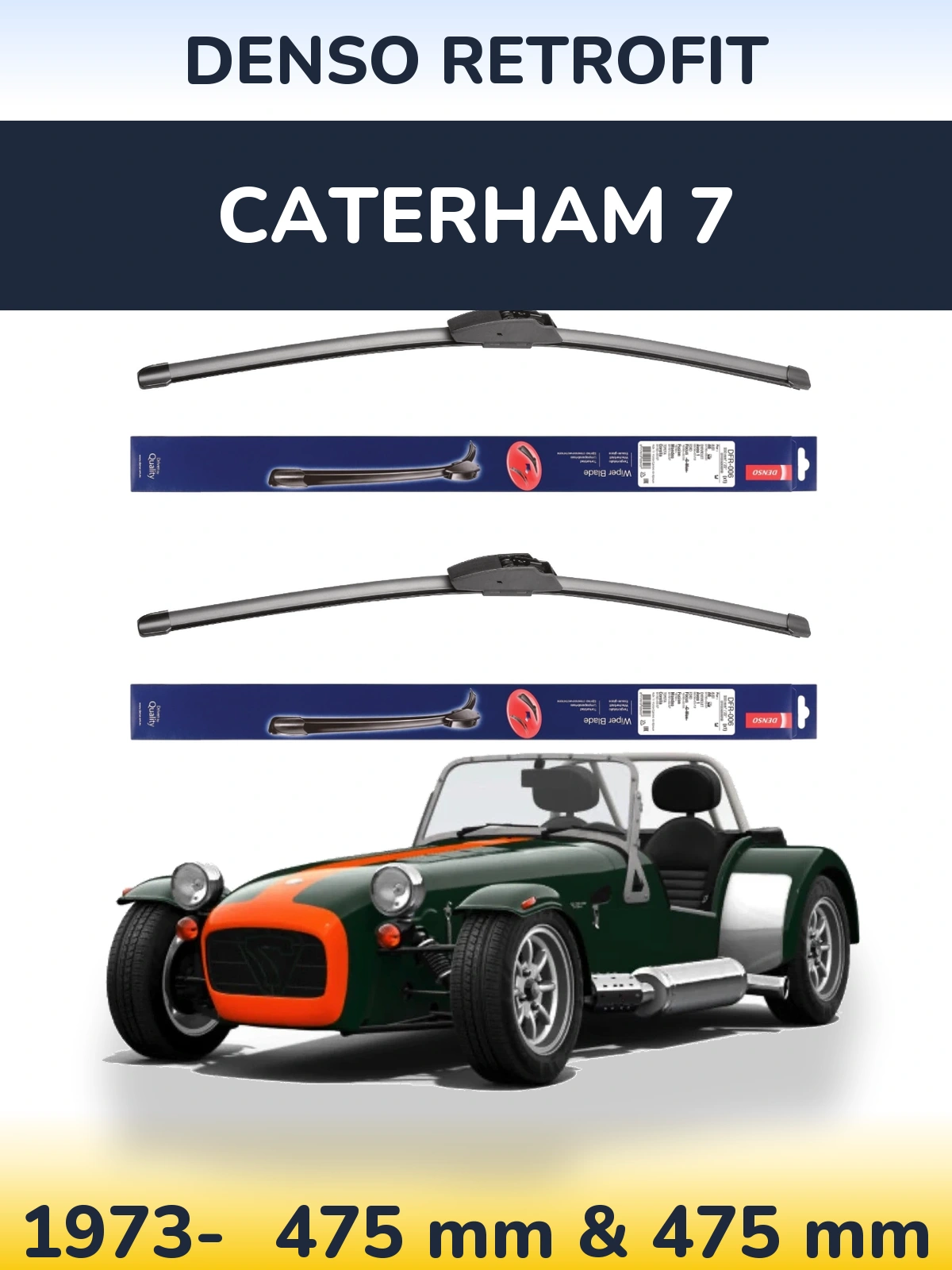 Ștergătoare Denso Retrofit pentru Caterham 7