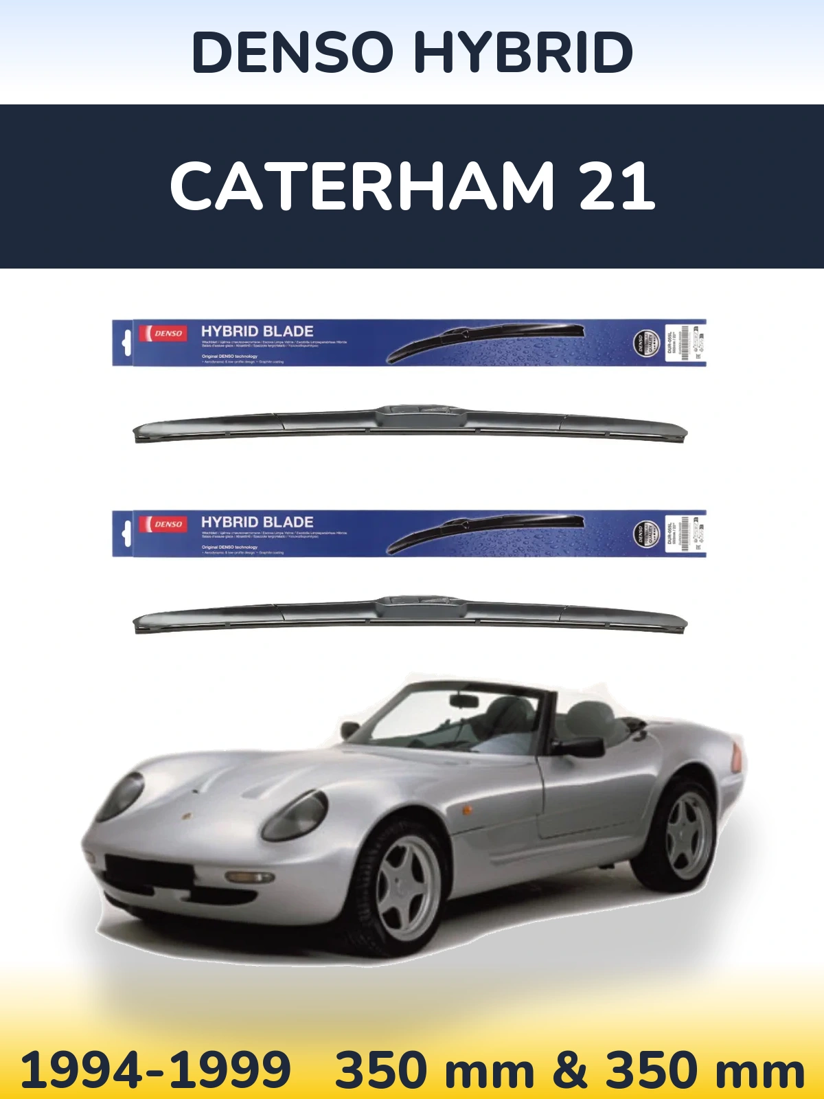 Ștergătoare Denso Hybrid pentru Caterham 21