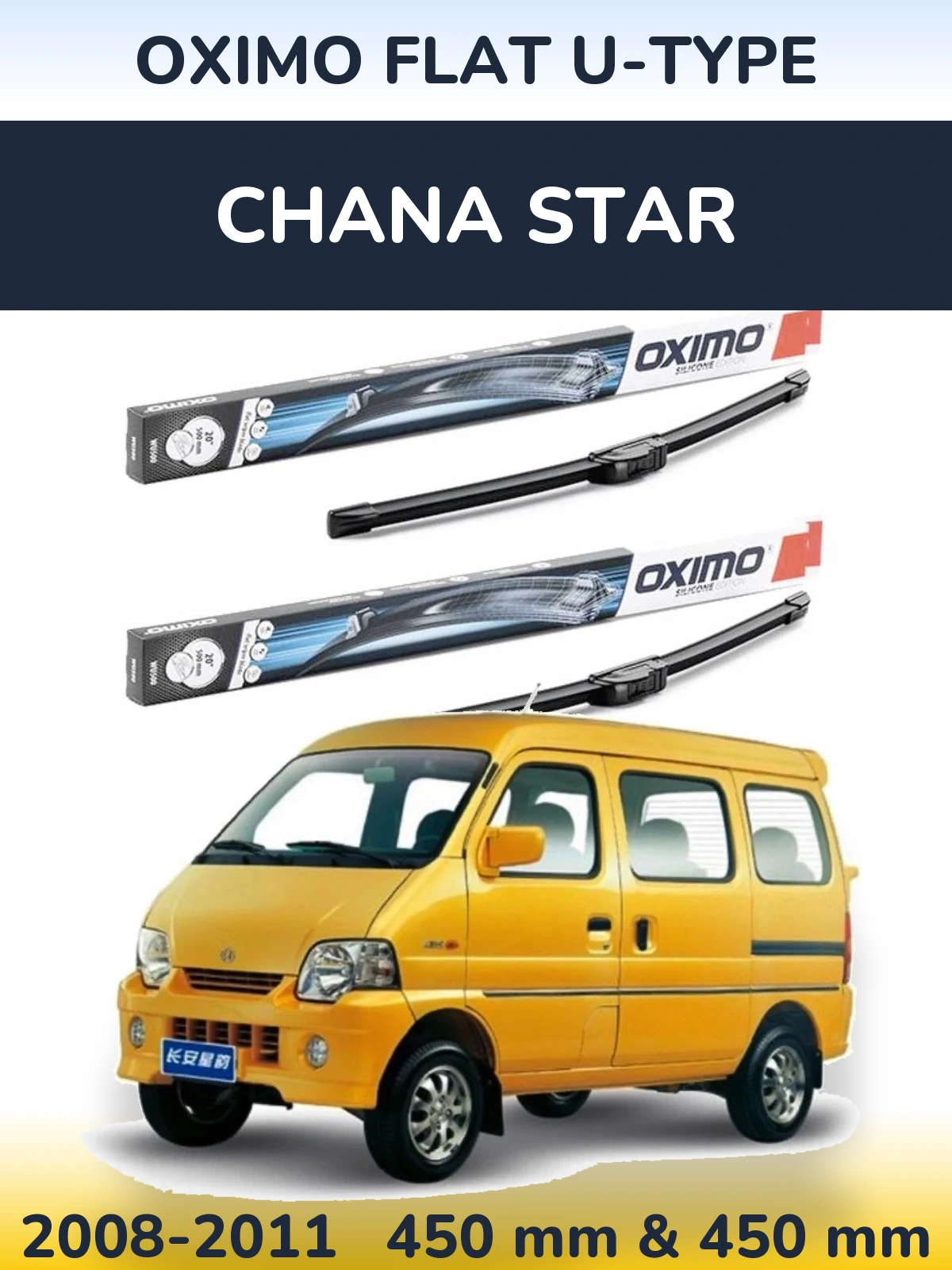 Ștergătoare Oximo Flat U-type pentru Chana Star