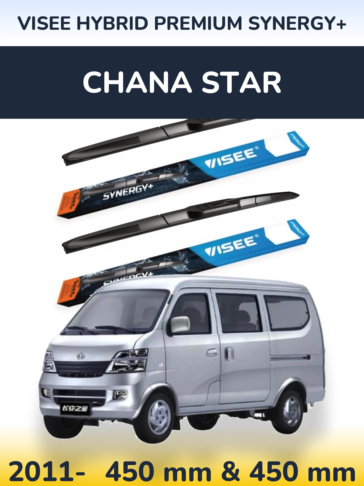 Ștergătoare VISEE HYBRID PREMIUM SYNERGY+ pentru Chana Star