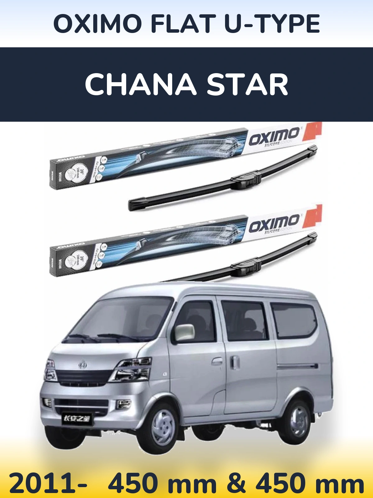 Ștergătoare Oximo Flat U-type pentru Chana Star