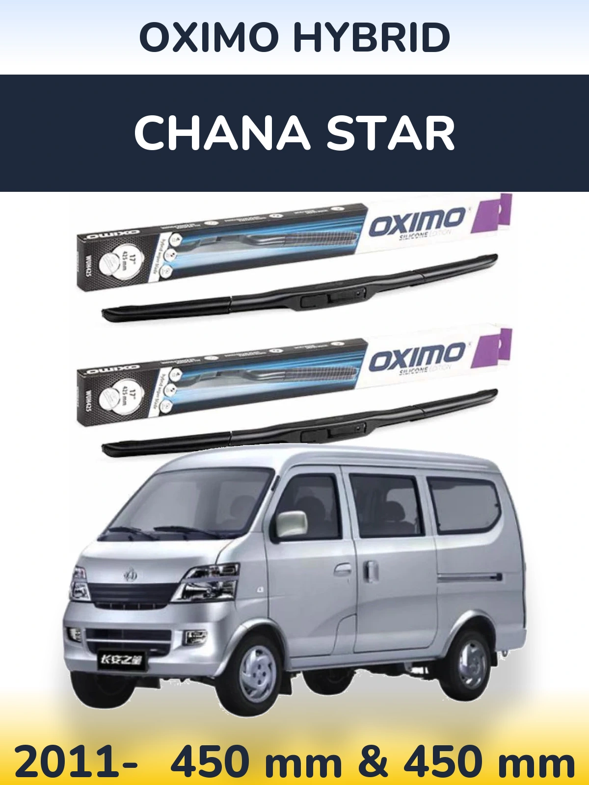 Ștergătoare Oximo Hybrid pentru Chana Star