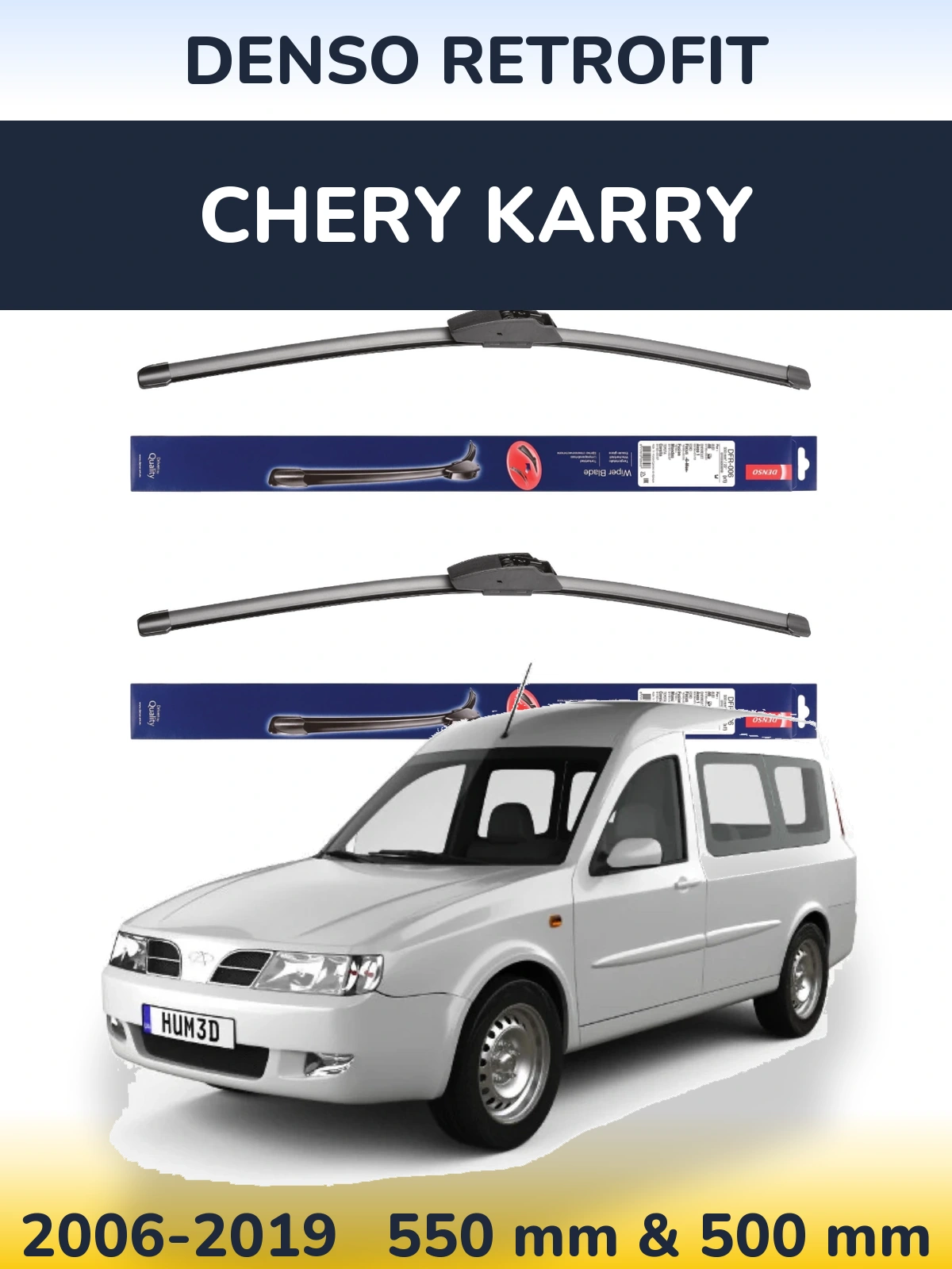 Ștergătoare Denso Retrofit pentru Chery Karry