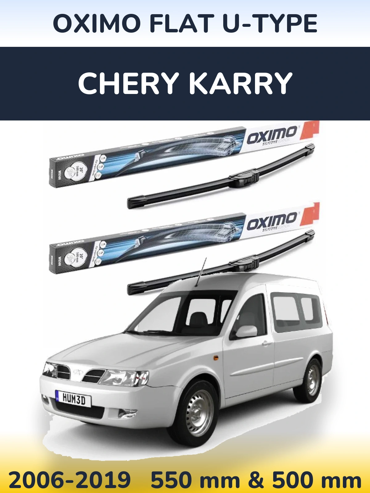 Ștergătoare Oximo Flat U-type pentru Chery Karry