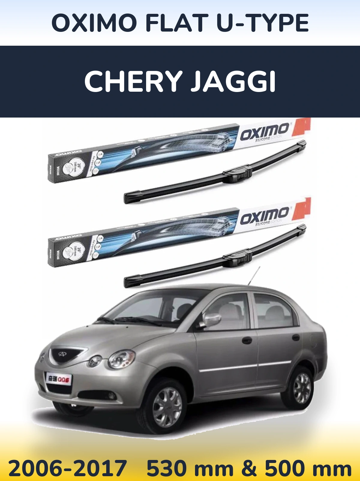 Ștergătoare Oximo Flat U-type pentru Chery Jaggi