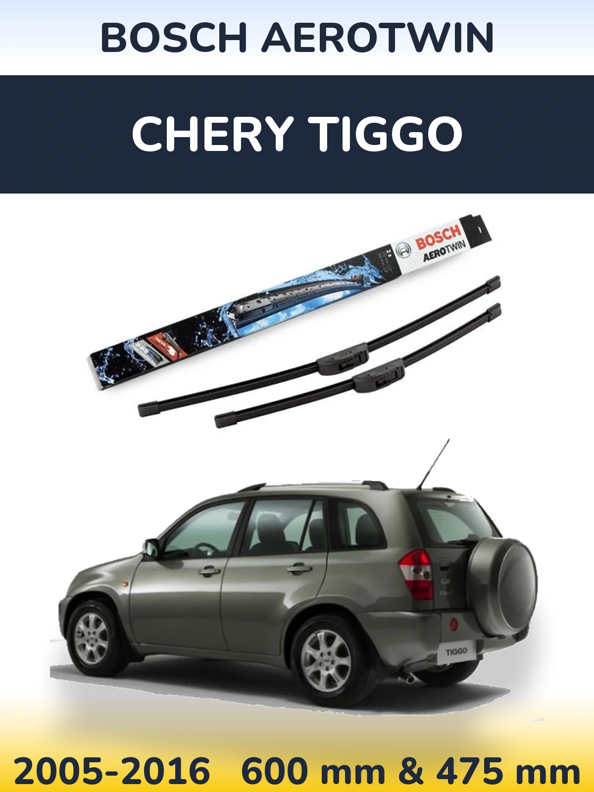 Ștergătoare BOSCH AeroTwin pentru Chery Tiggo