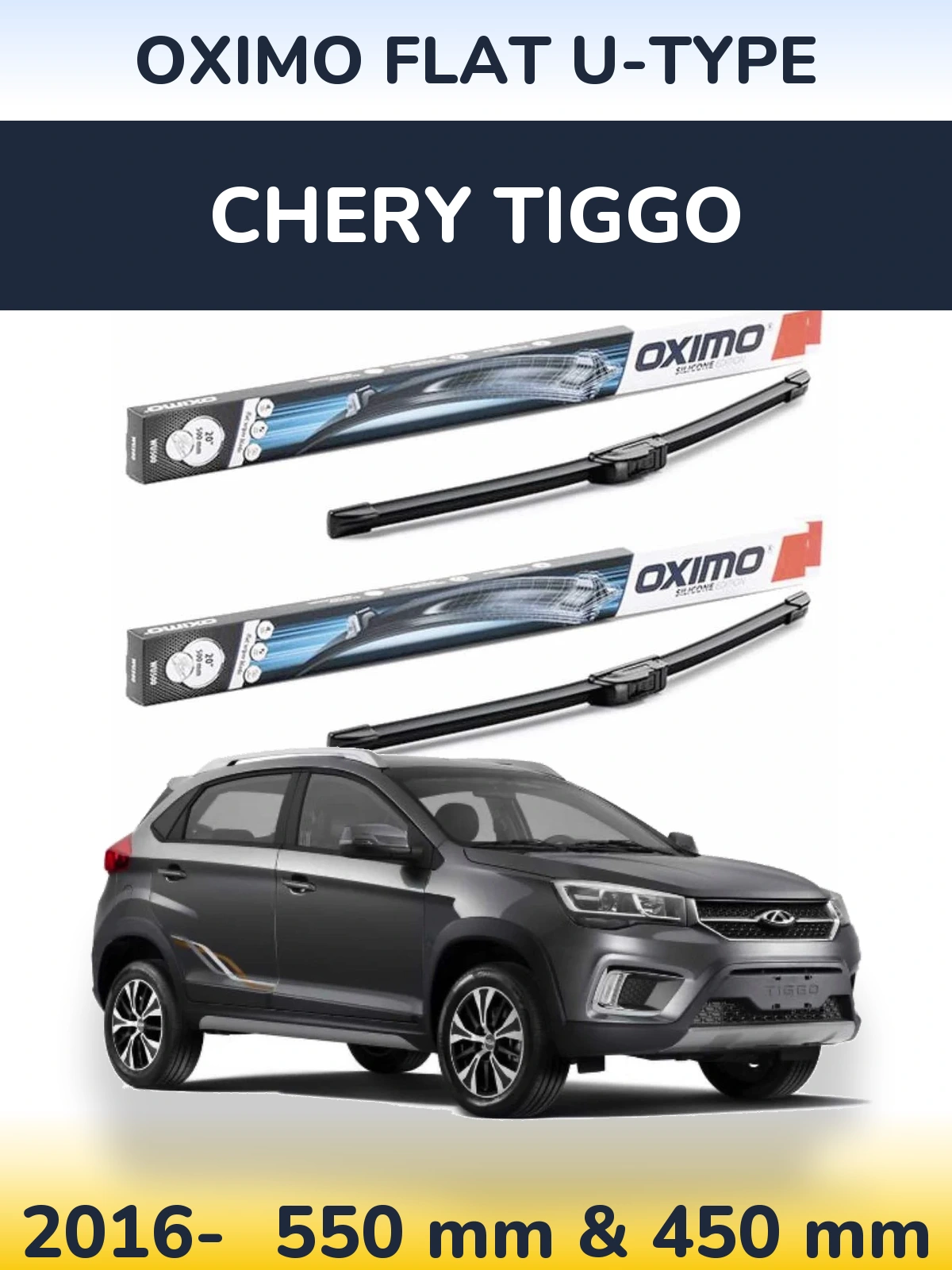 Ștergătoare Oximo Flat U-type pentru Chery Tiggo
