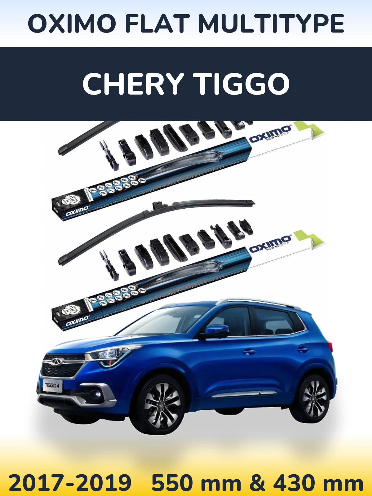Ștergătoare Oximo Flat MultiTipe pentru Chery Tiggo