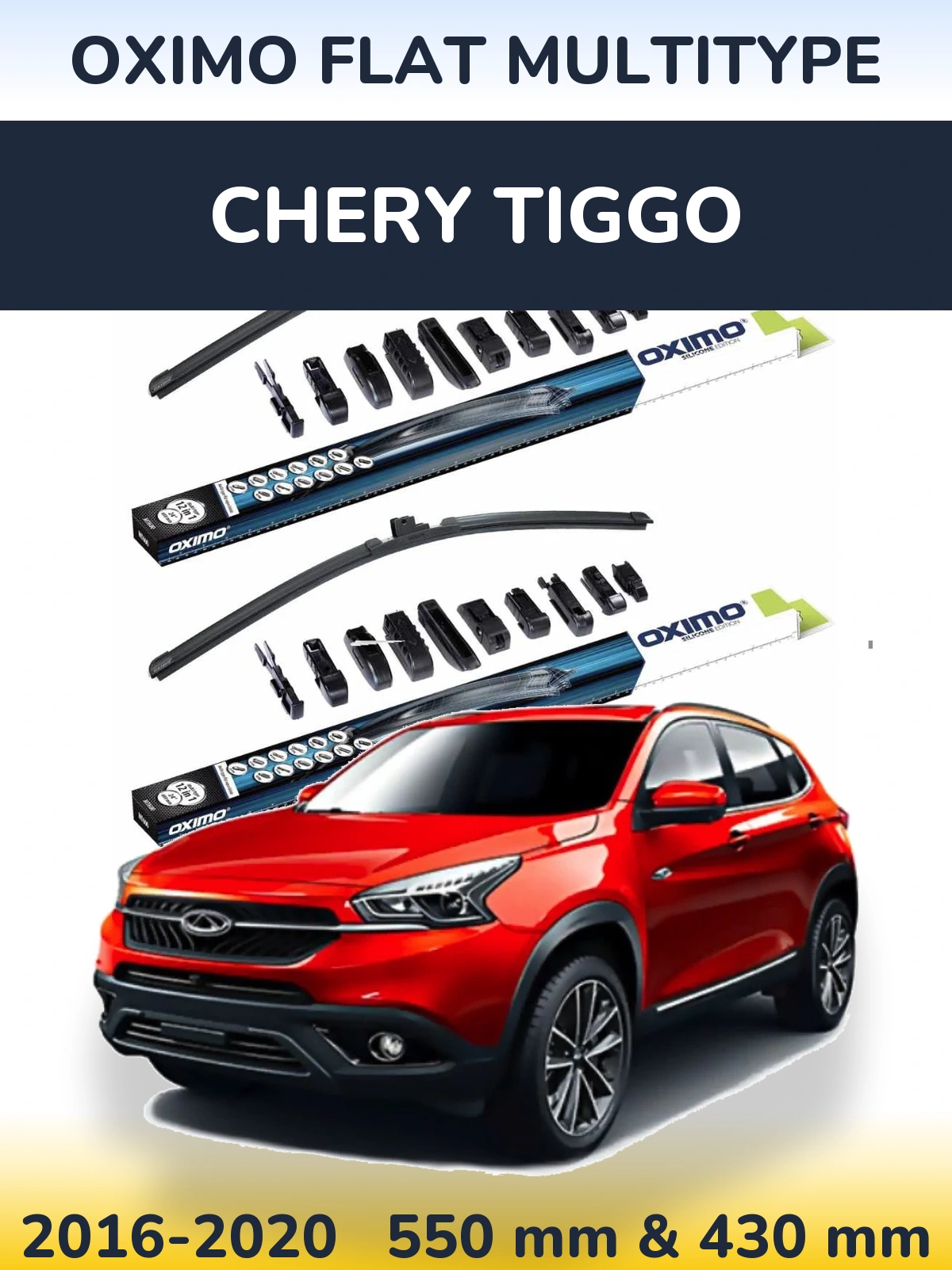 Ștergătoare Oximo Flat MultiTipe pentru Chery Tiggo