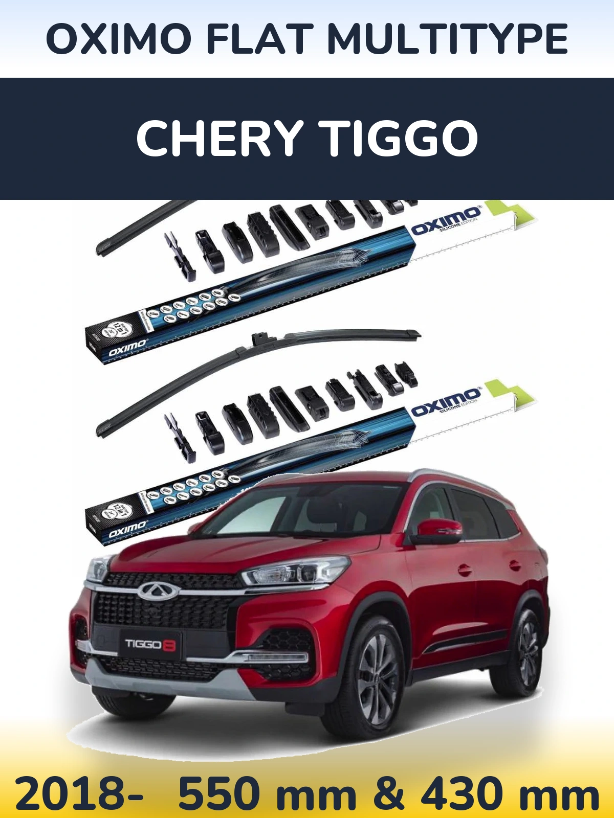Ștergătoare Oximo Flat MultiTipe pentru Chery Tiggo