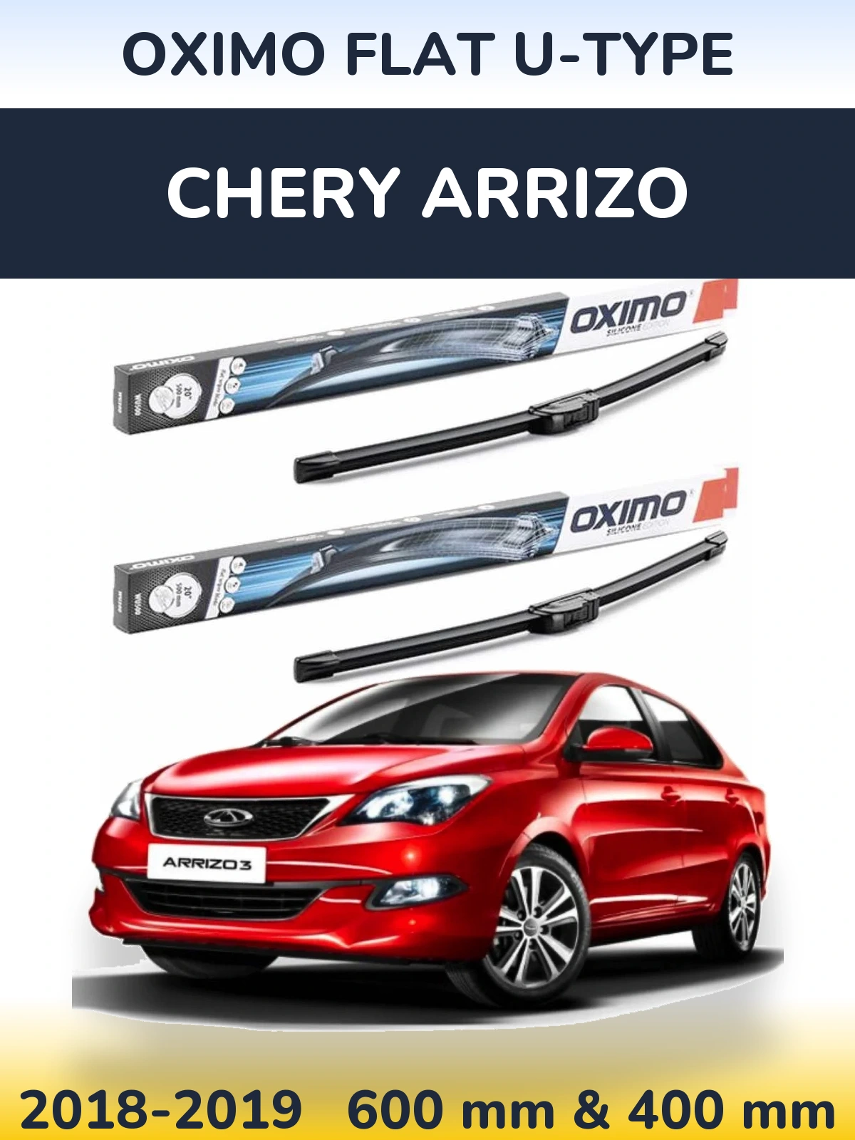 Ștergătoare Oximo Flat U-type pentru Chery Arrizo