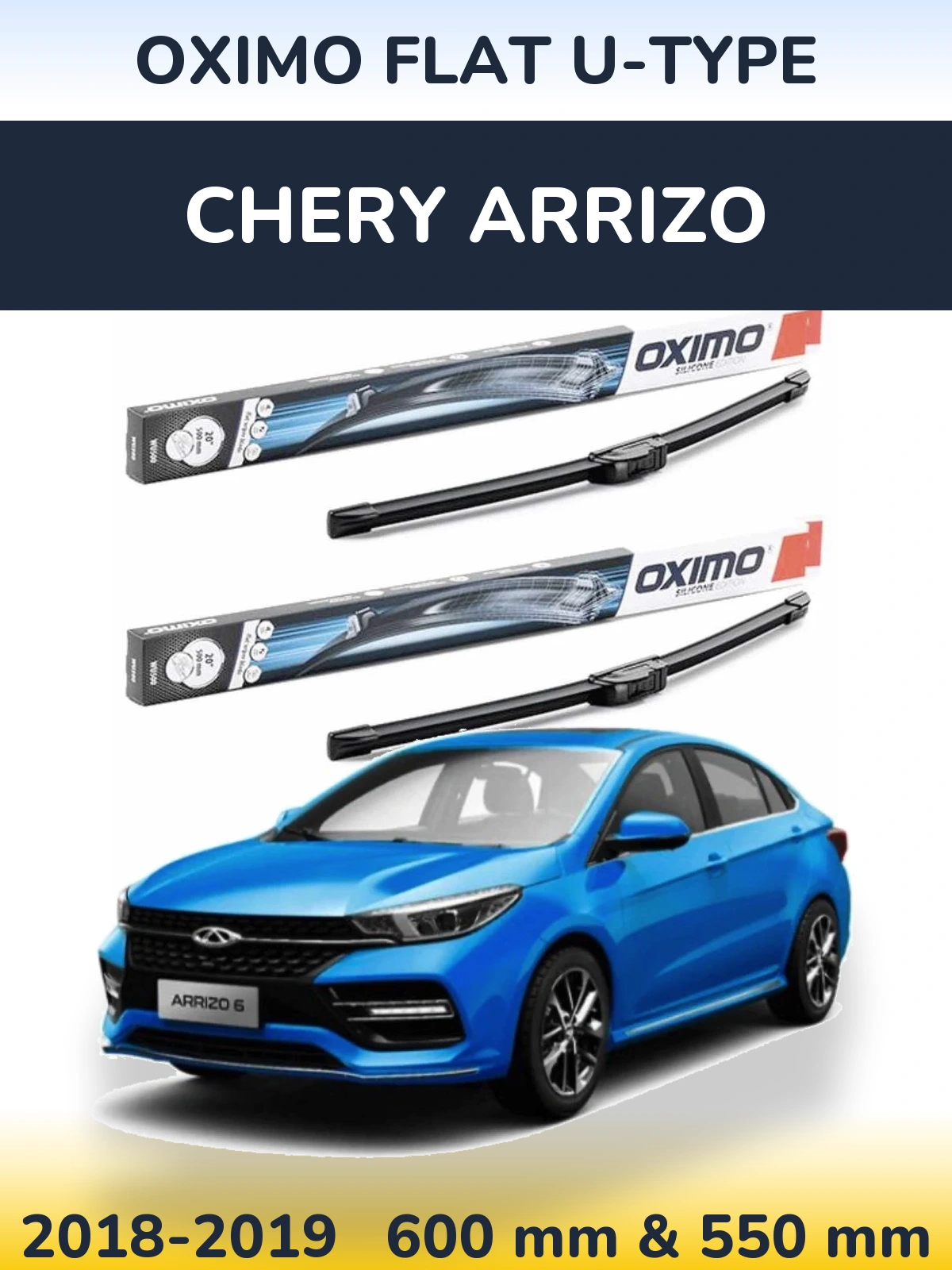 Ștergătoare Oximo Flat U-type pentru Chery Arrizo