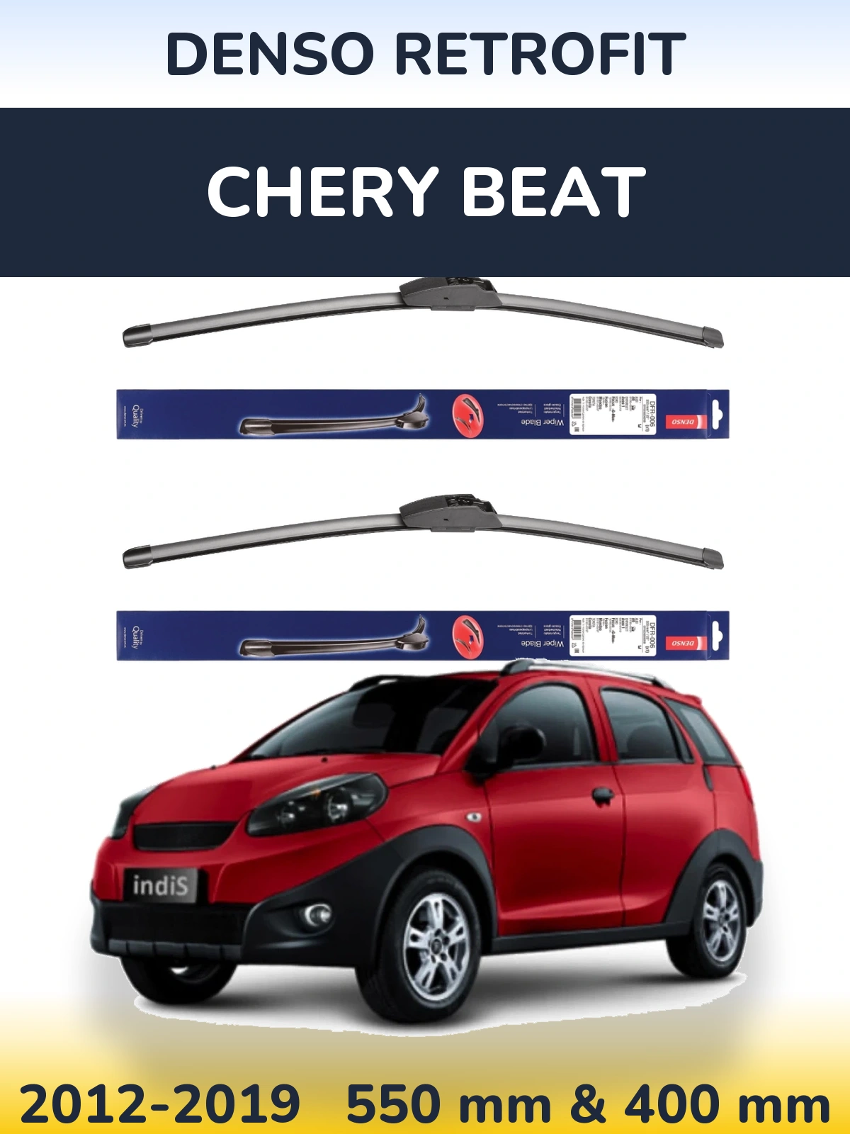 Ștergătoare Denso Retrofit pentru Chery Beat