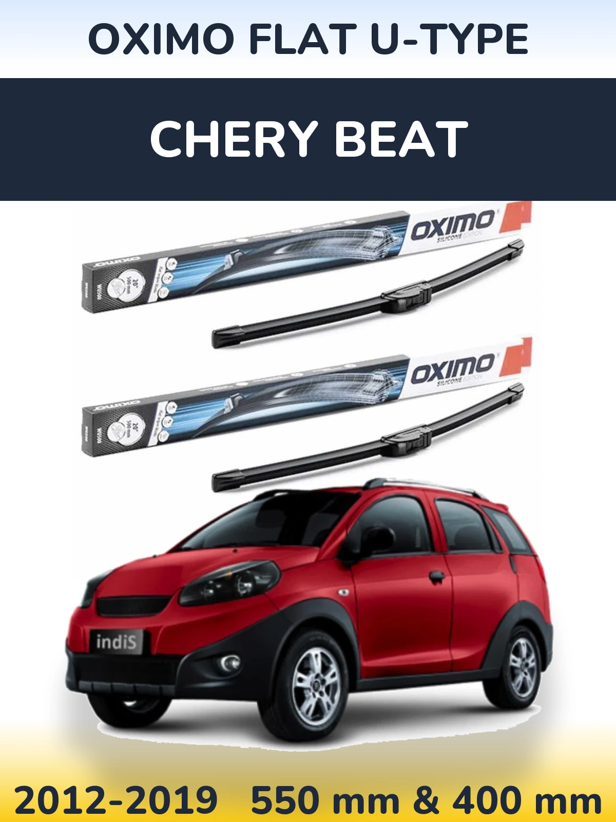 Ștergătoare Oximo Flat U-type pentru Chery Beat