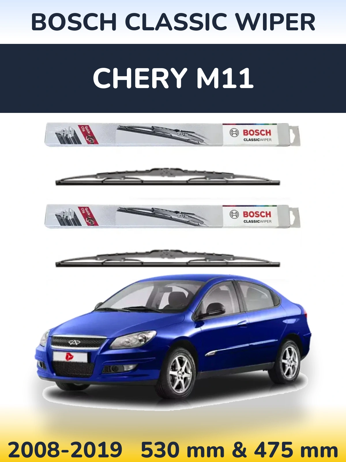 Ștergătoare BOSCH Classic Wiper pentru Chery M11
