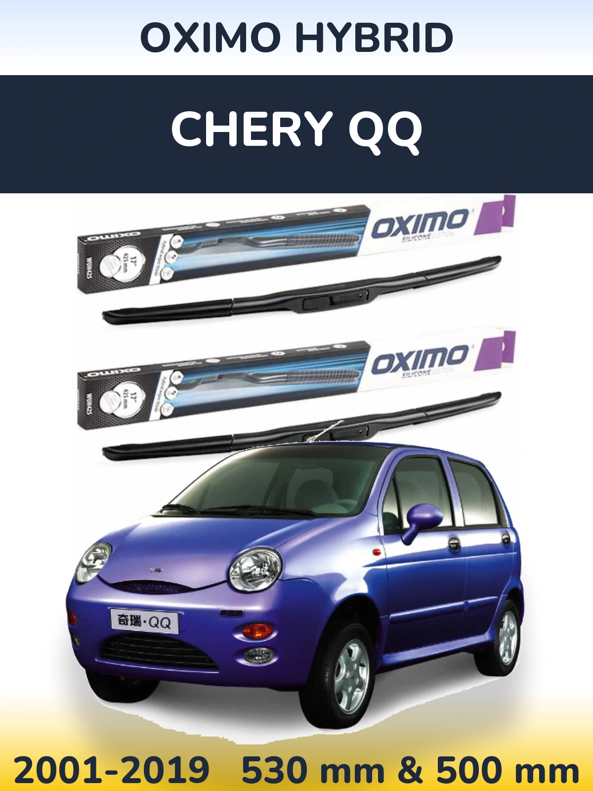 Ștergătoare Oximo Hybrid pentru Chery QQ
