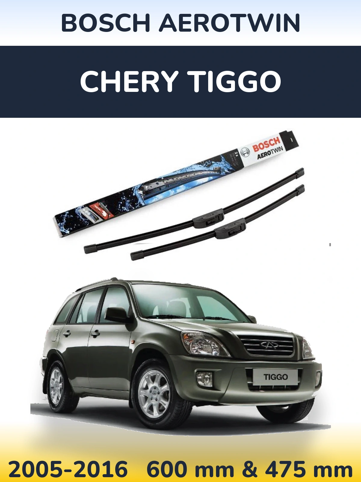 Ștergătoare BOSCH AeroTwin pentru Chery Tiggo