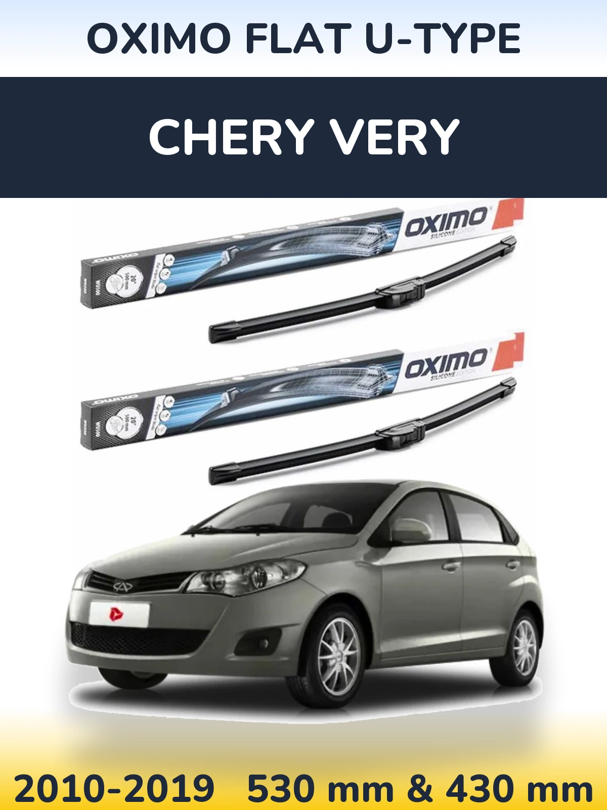 Ștergătoare Oximo Flat U-type pentru Chery Very