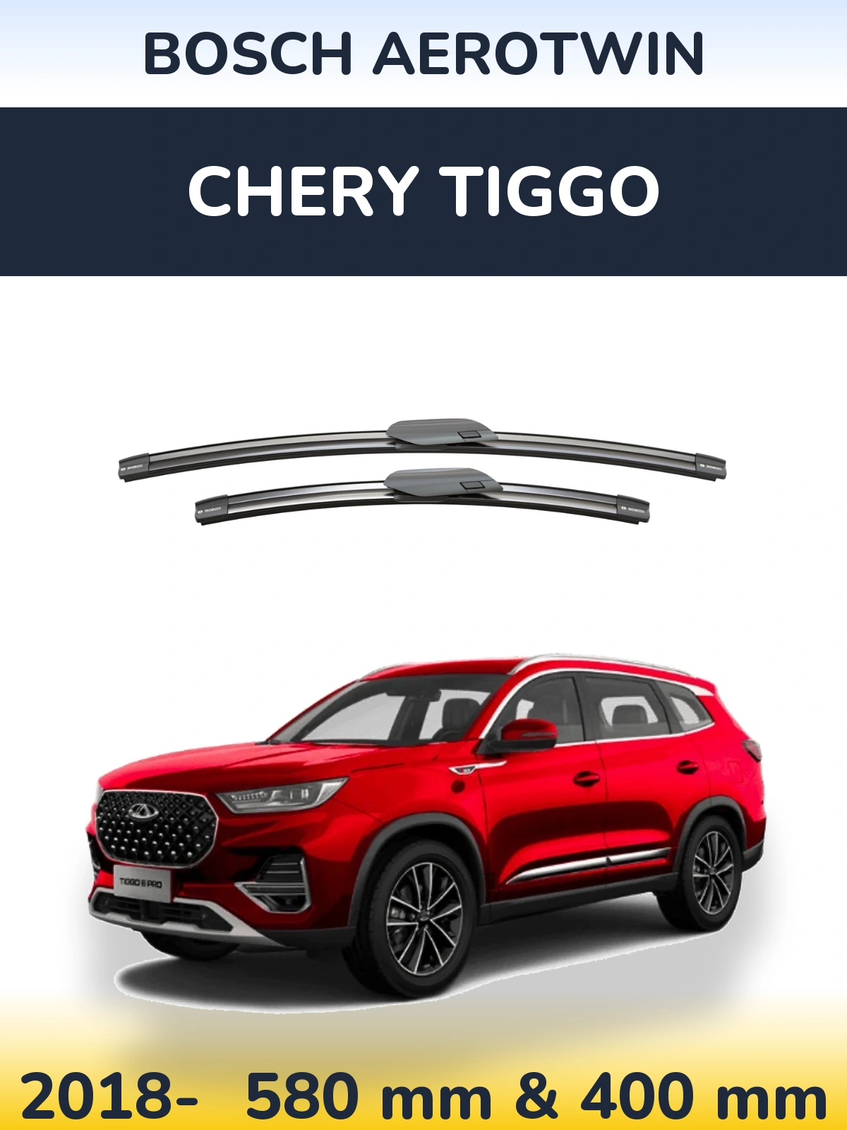 Ștergătoare BOSCH AeroTwin pentru Chery Tiggo