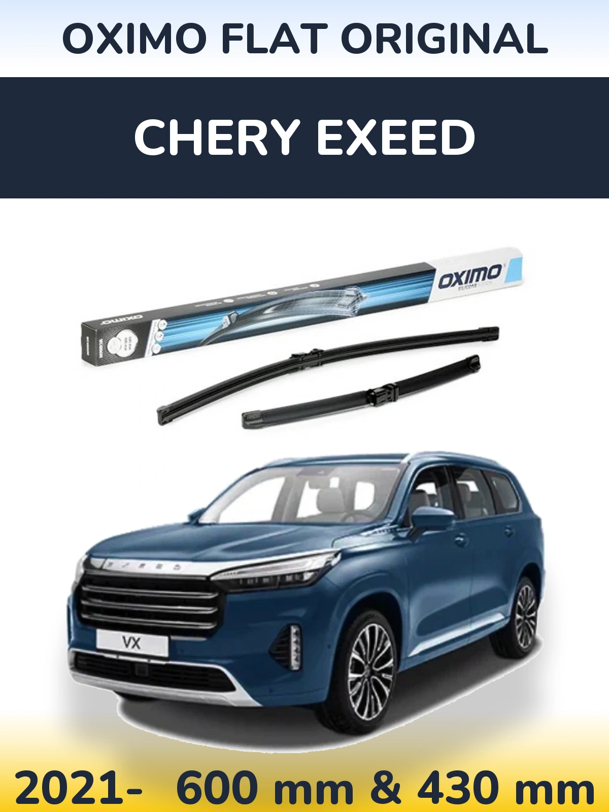 Ștergătoare Oximo Flat Original pentru Chery Exeed