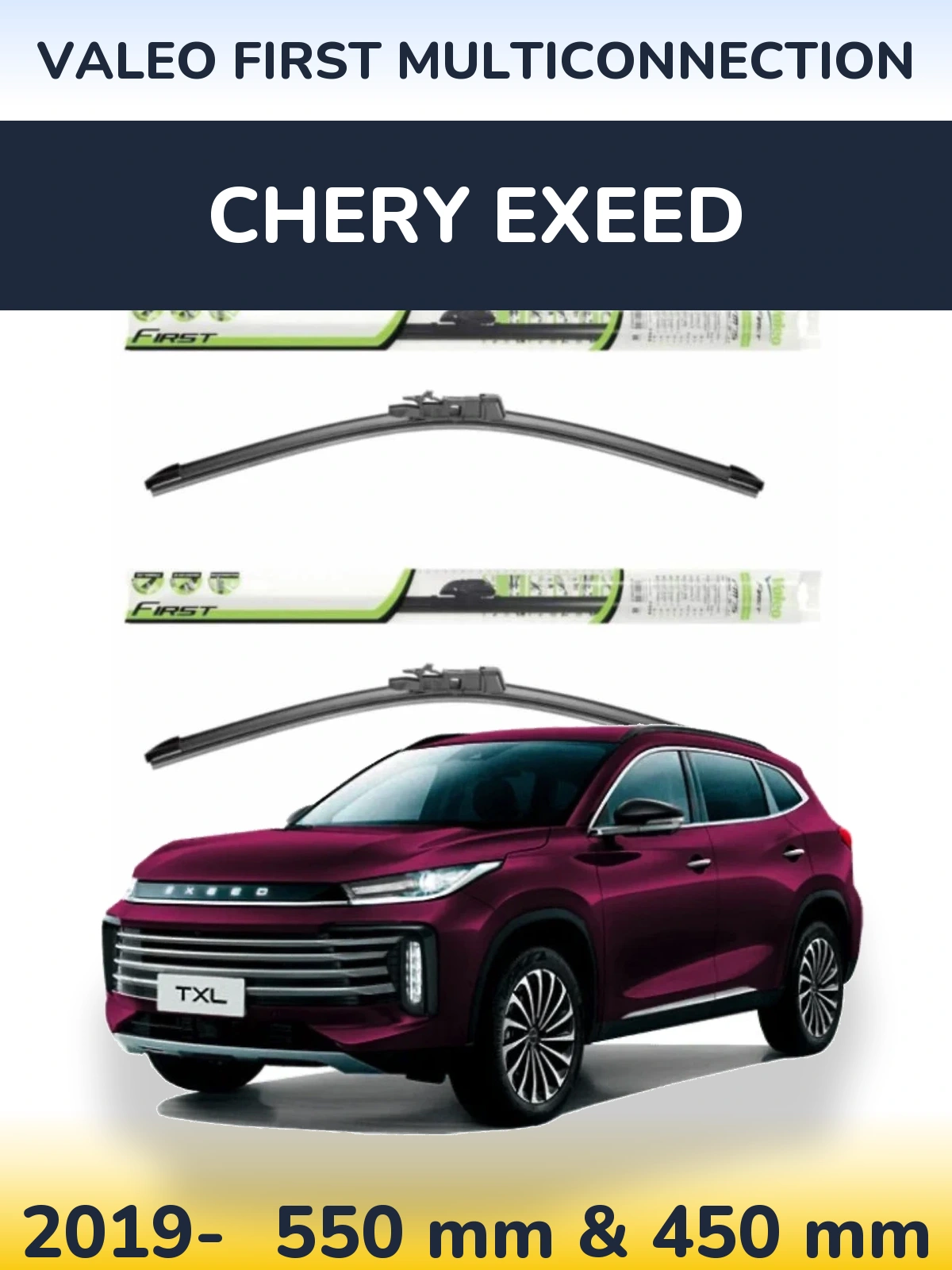 Ștergătoare Valeo First MultiConnection pentru Chery Exeed
