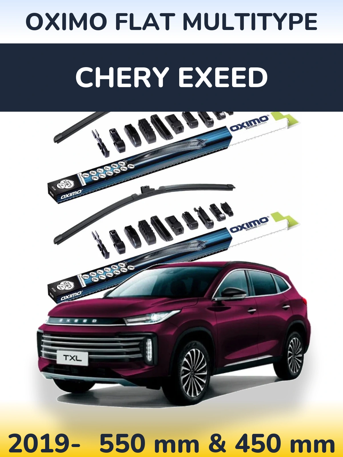 Ștergătoare Oximo Flat MultiTipe pentru Chery Exeed