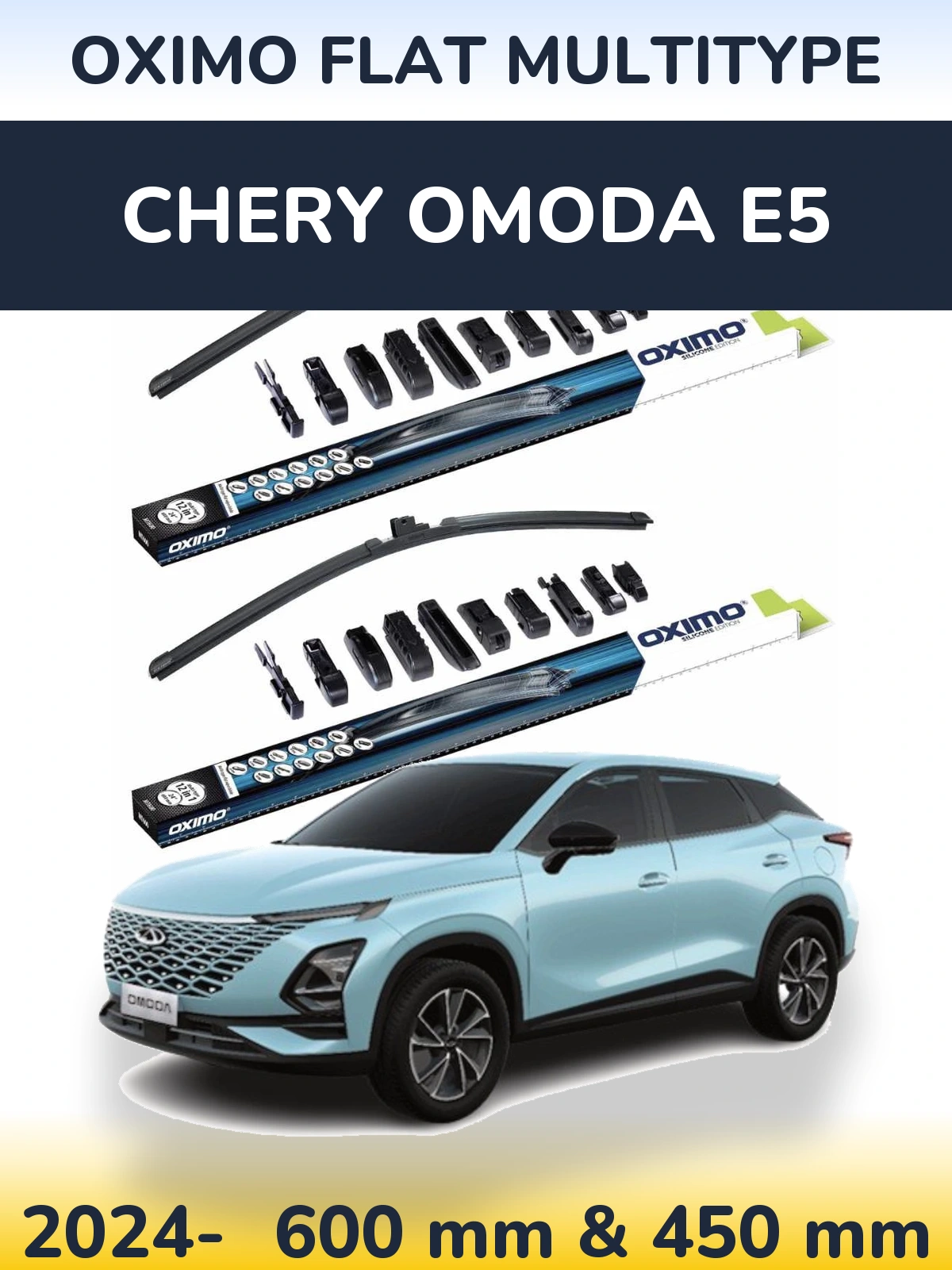 Ștergătoare Oximo Flat MultiTipe pentru Chery Omoda E5