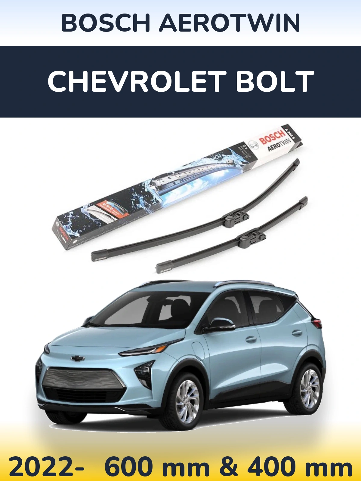 Ștergătoare BOSCH AeroTwin pentru Chevrolet Bolt