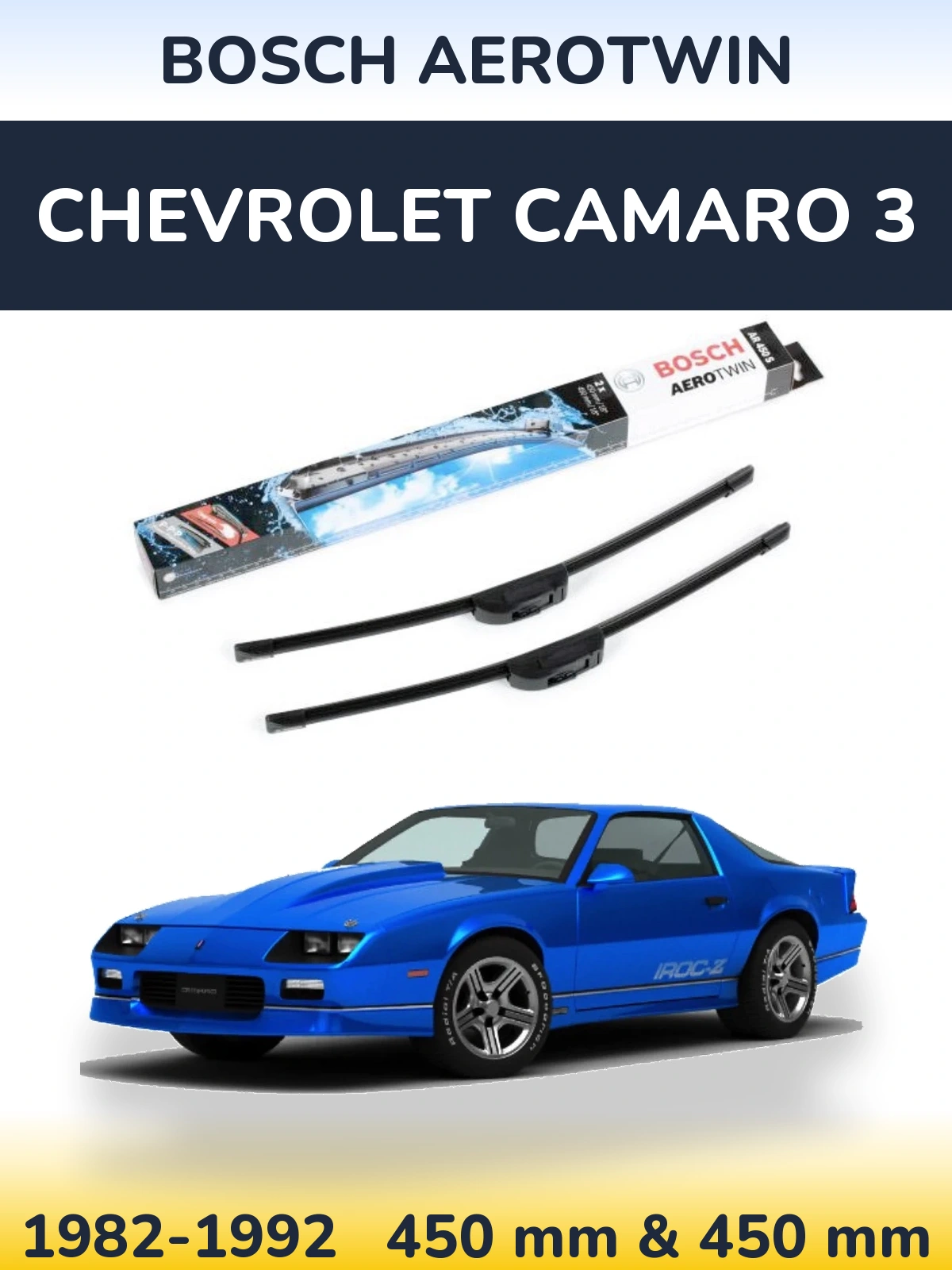 Ștergătoare BOSCH AeroTwin pentru Chevrolet Camaro 3