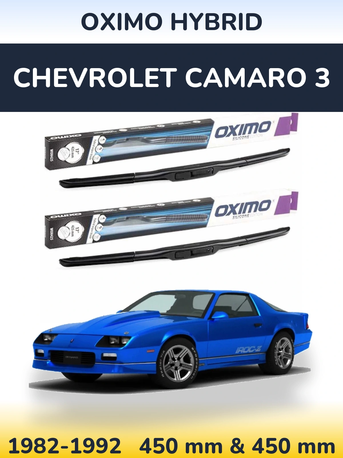 Ștergătoare Oximo Hybrid pentru Chevrolet Camaro 3