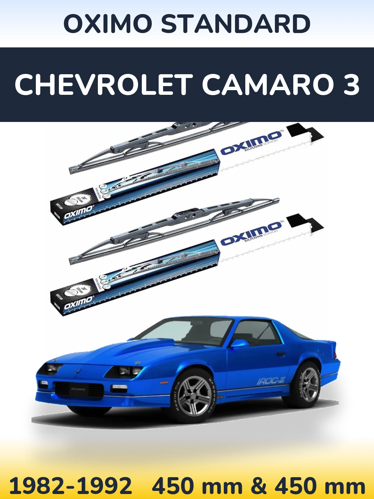 Ștergătoare Oximo Standard pentru Chevrolet Camaro 3