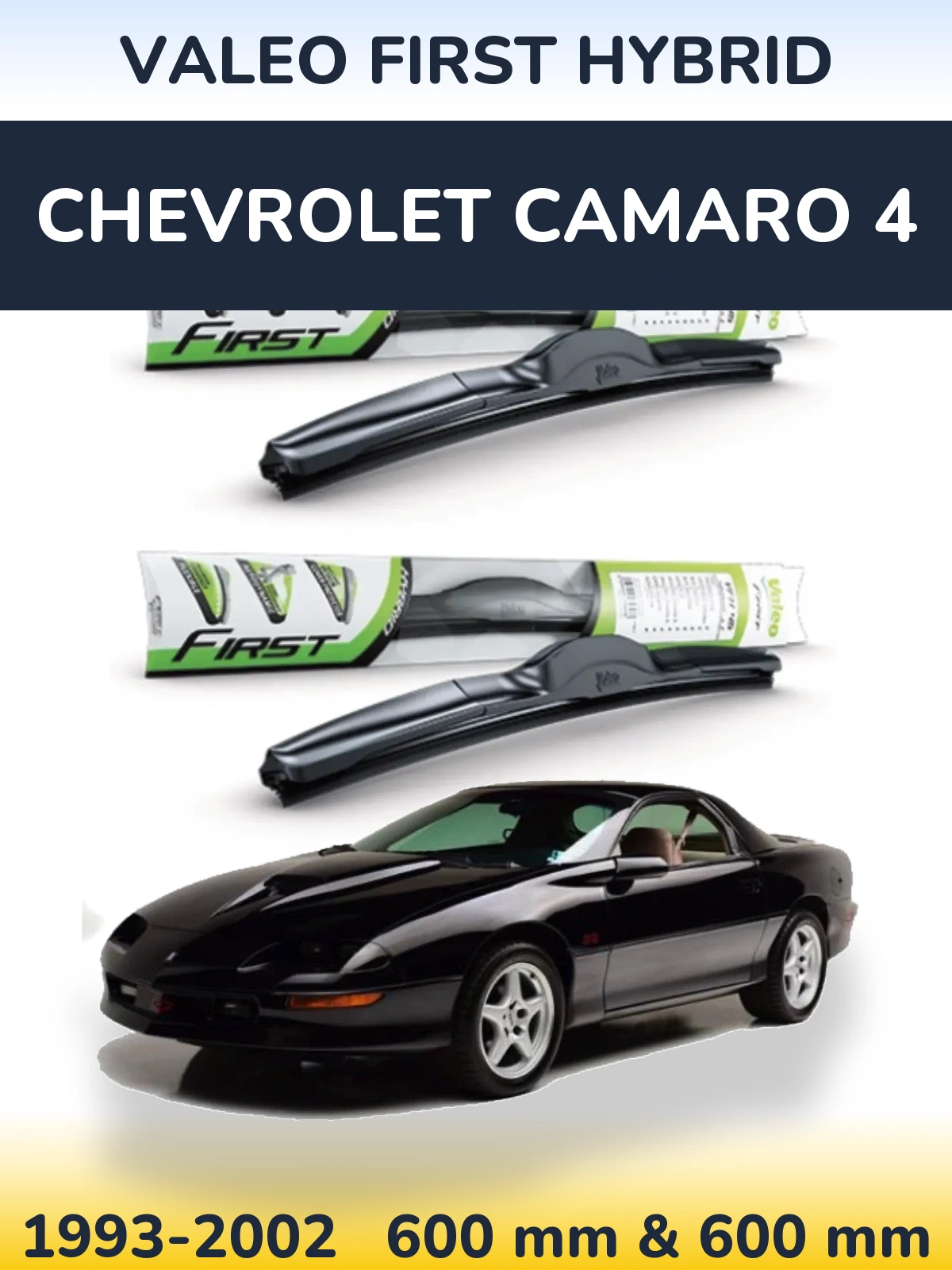 Ștergătoare Valeo First Hybrid pentru Chevrolet Camaro 4