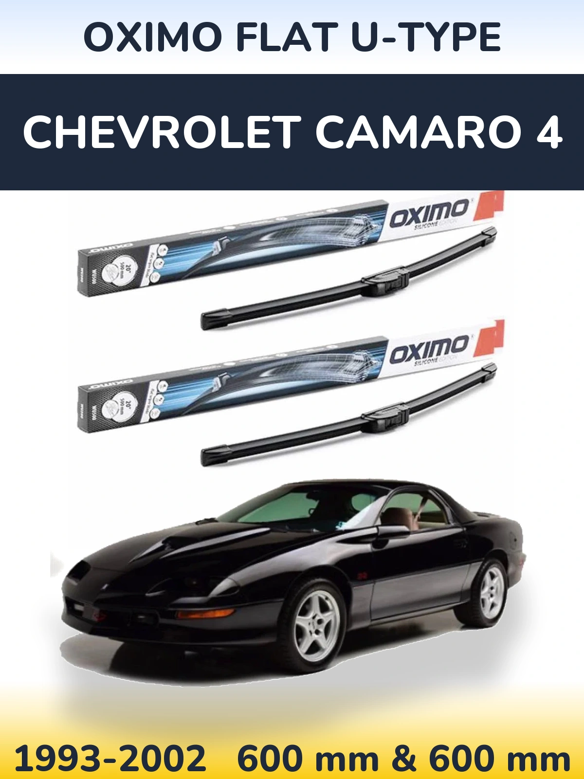 Ștergătoare Oximo Flat U-type pentru Chevrolet Camaro 4