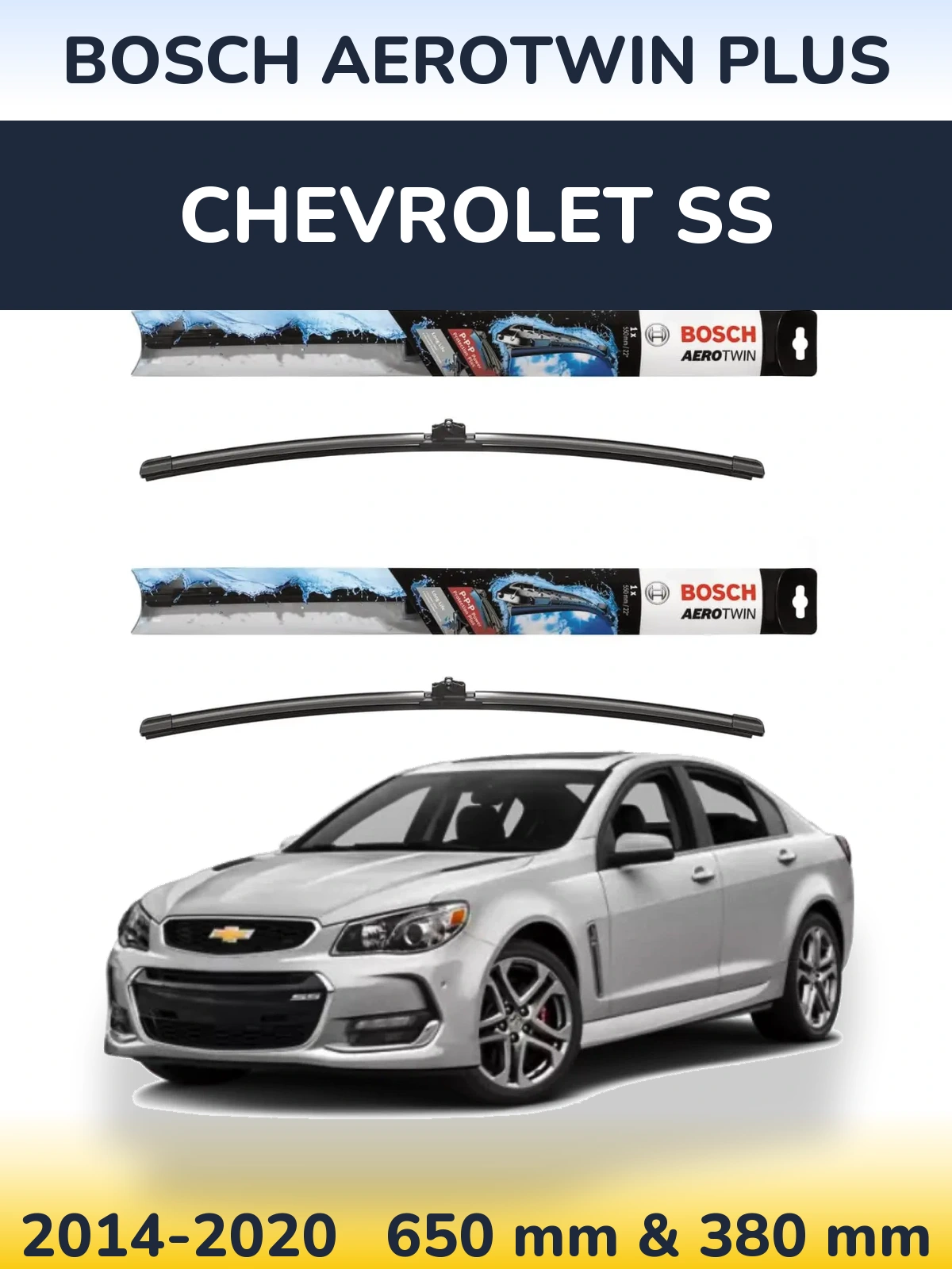 Ștergătoare BOSCH AeroTwin Plus pentru Chevrolet SS