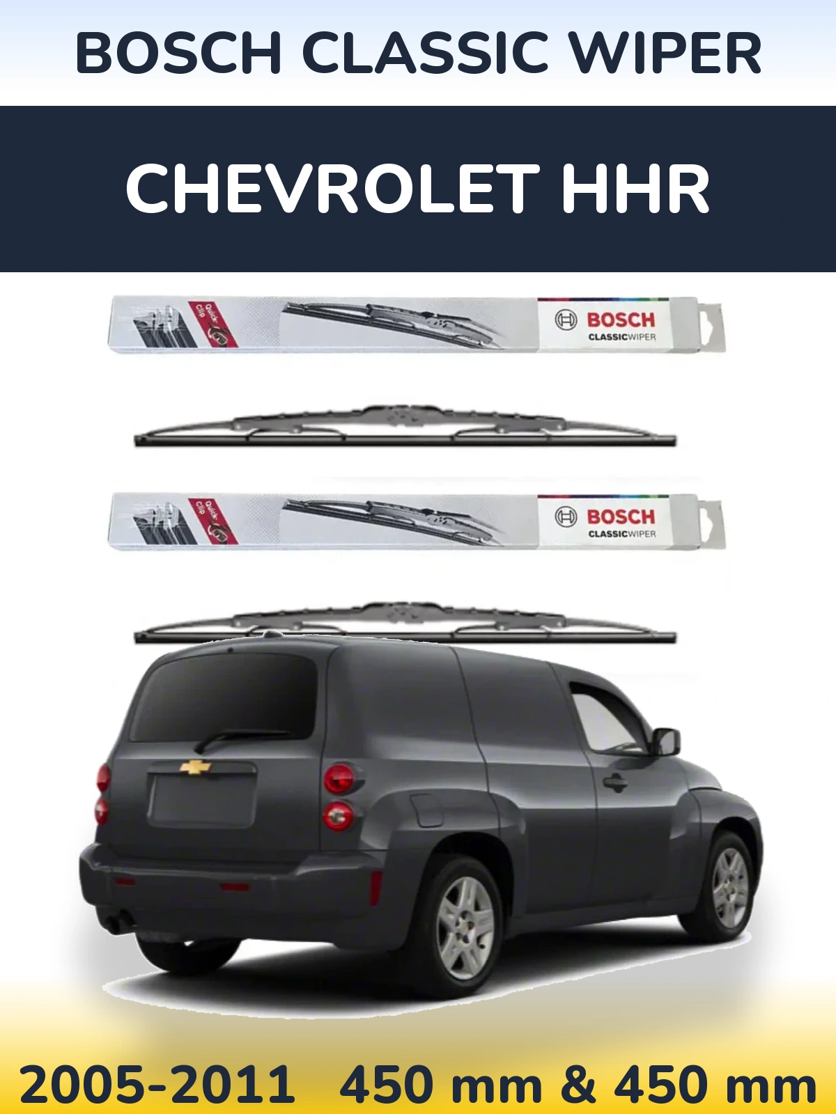 Ștergătoare BOSCH Classic Wiper pentru Chevrolet HHR