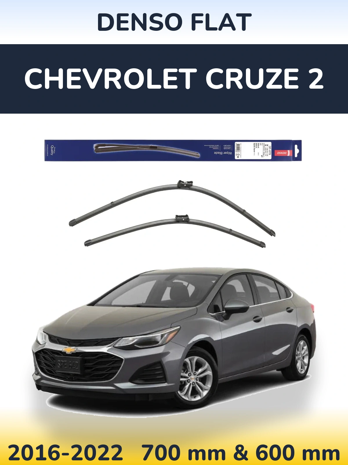 Ștergătoare Denso Flat pentru Chevrolet Cruze 2