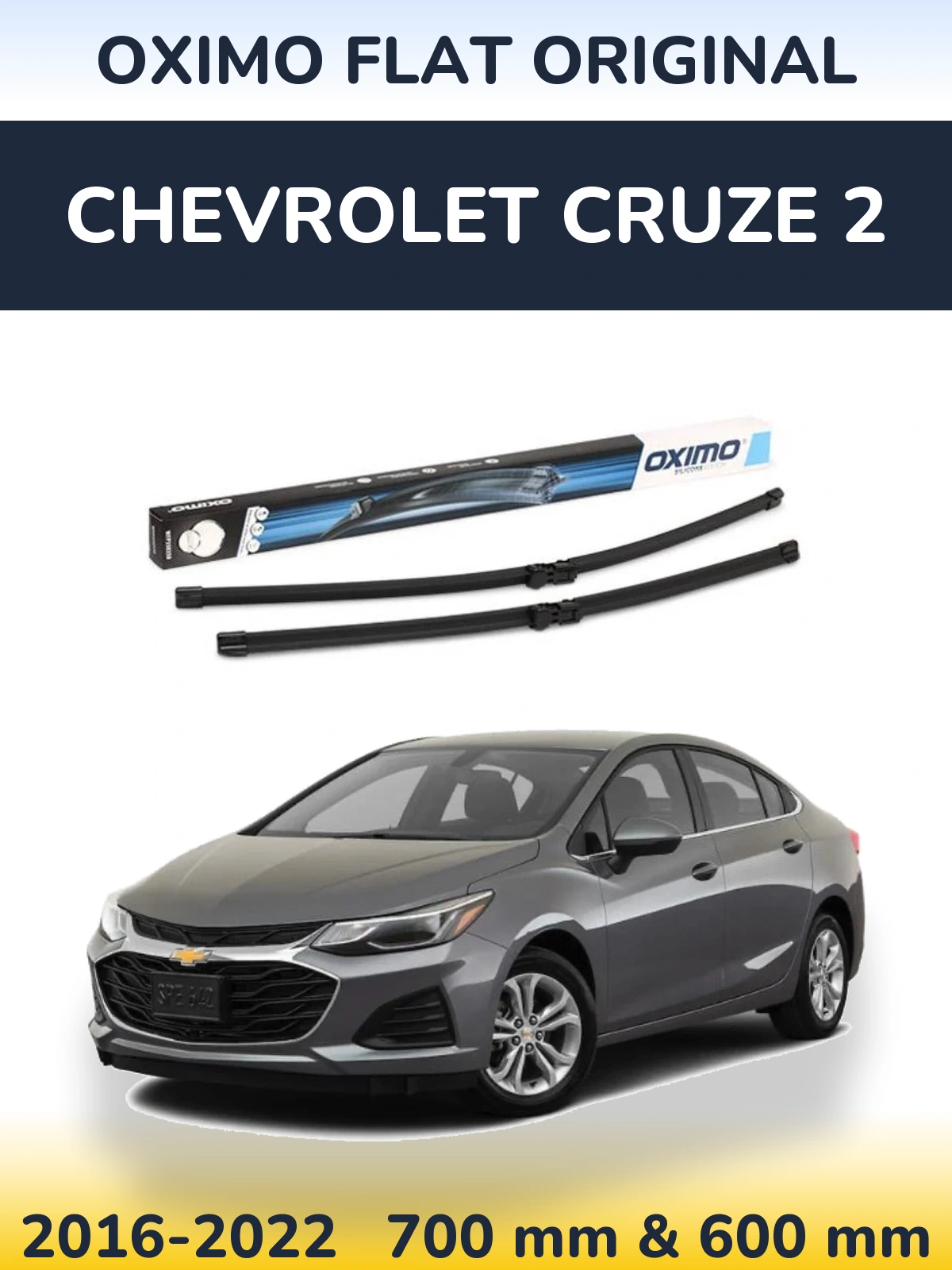 Ștergătoare Oximo Flat Original pentru Chevrolet Cruze 2