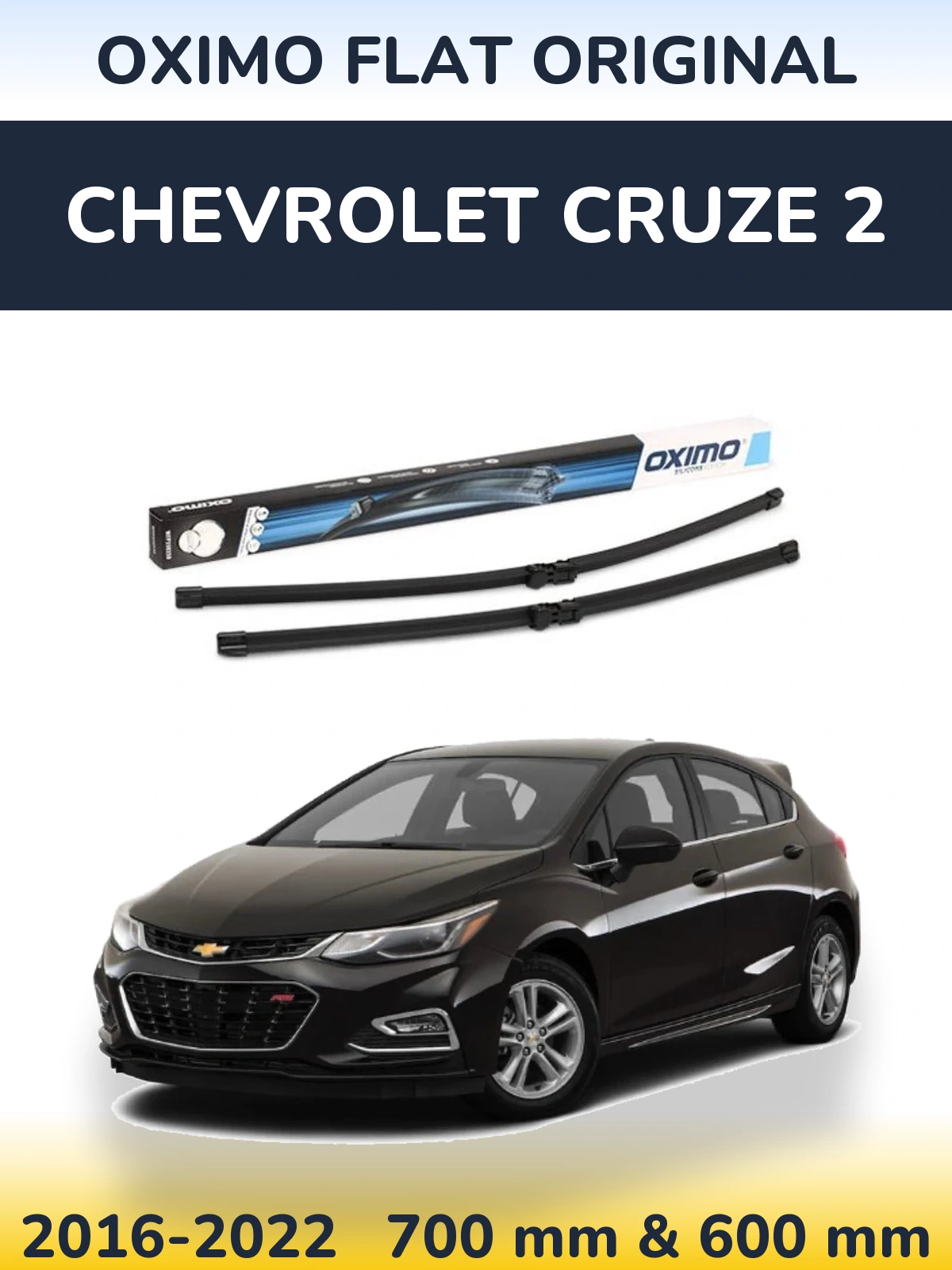 Ștergătoare Oximo Flat Original pentru Chevrolet Cruze 2