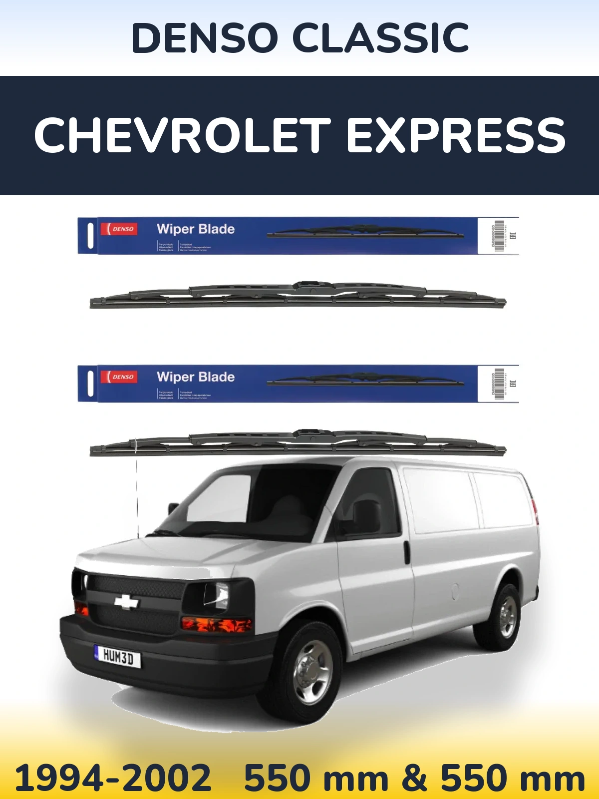 Ștergătoare Denso Classic pentru Chevrolet Express