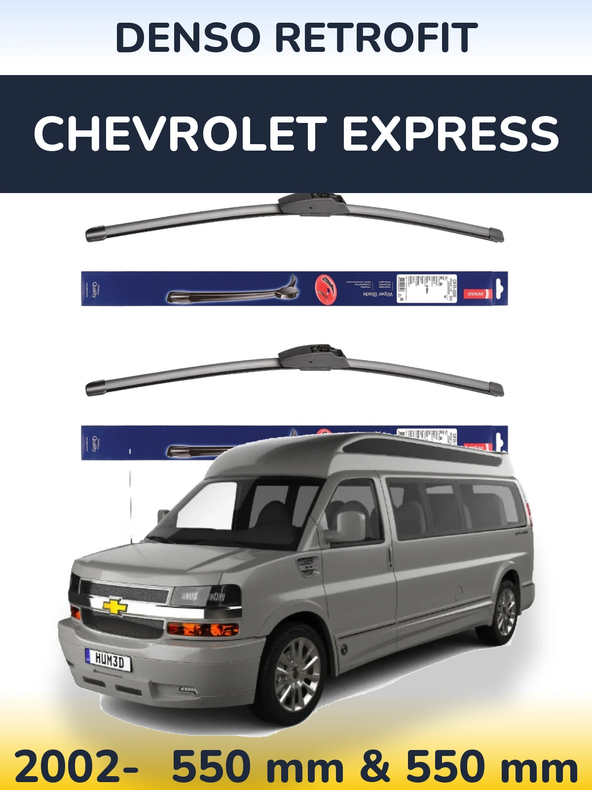 Ștergătoare Denso Retrofit pentru Chevrolet Express