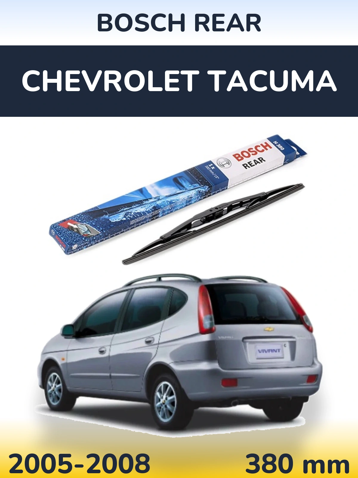 Ștergătoare BOSCH Rear pentru Chevrolet Tacuma