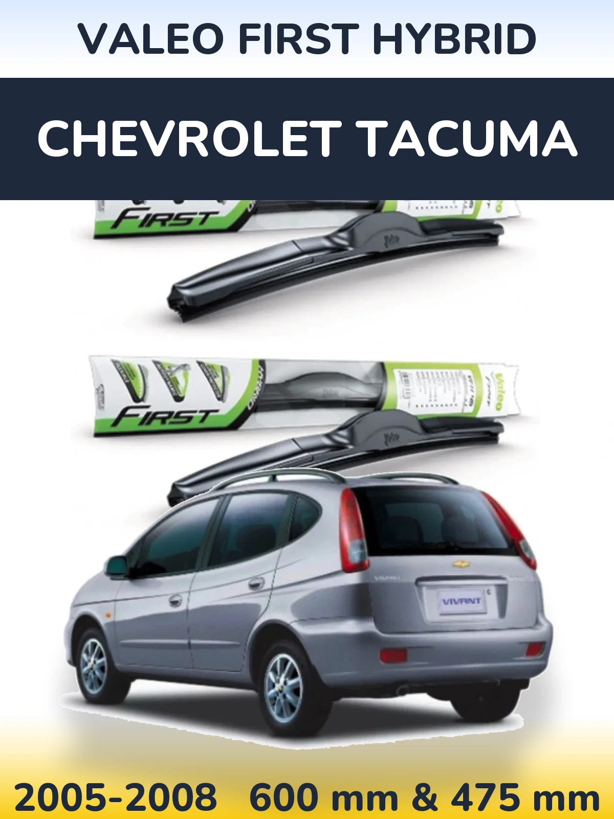 Ștergătoare Valeo First Hybrid pentru Chevrolet Tacuma
