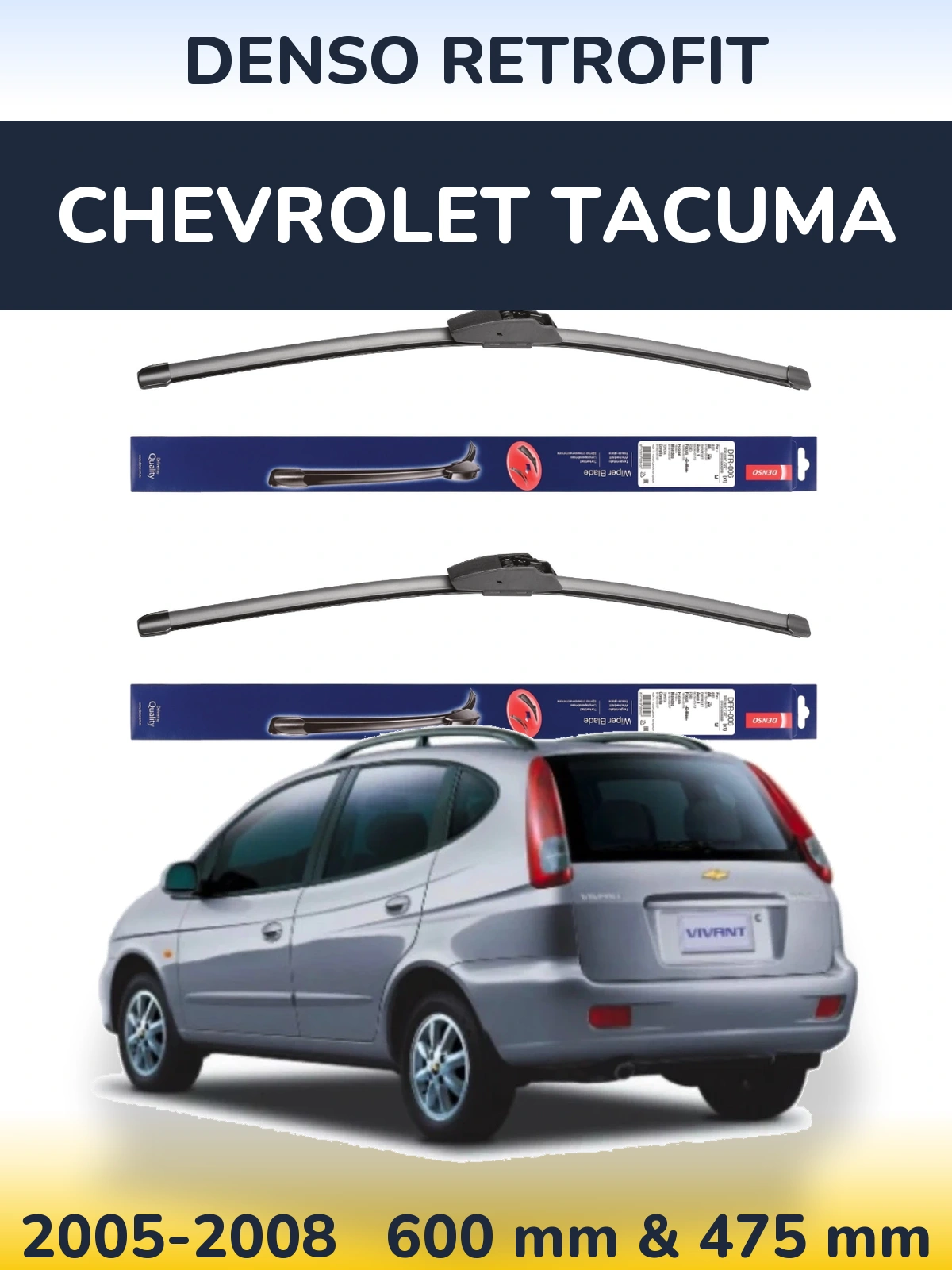 Ștergătoare Denso Retrofit pentru Chevrolet Tacuma