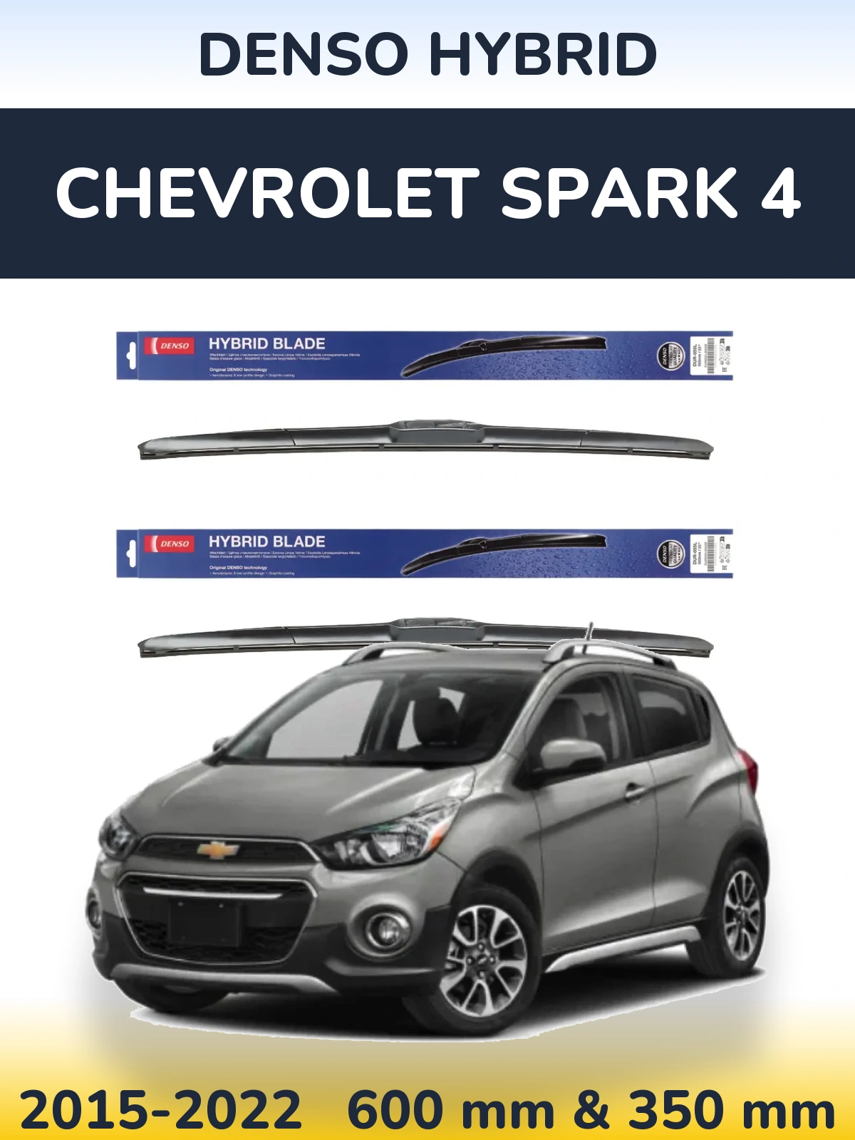 Ștergătoare Denso Hybrid pentru Chevrolet Spark 4
