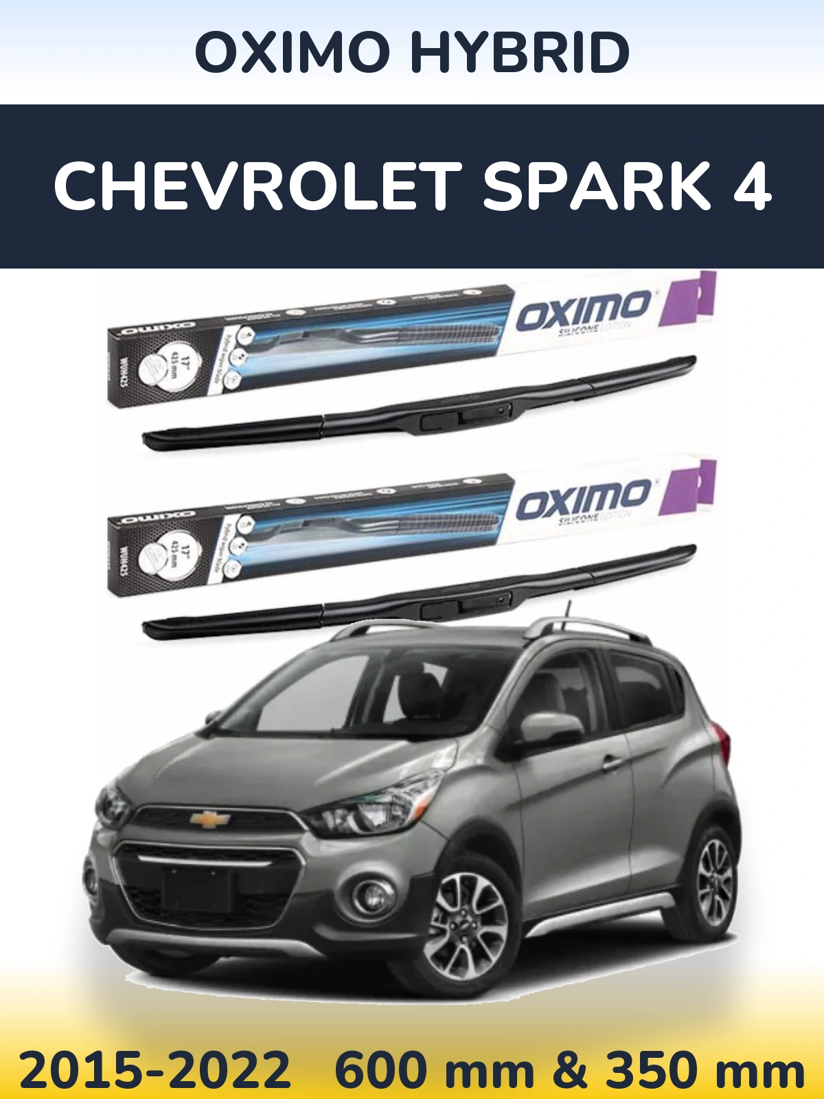 Ștergătoare Oximo Hybrid pentru Chevrolet Spark 4