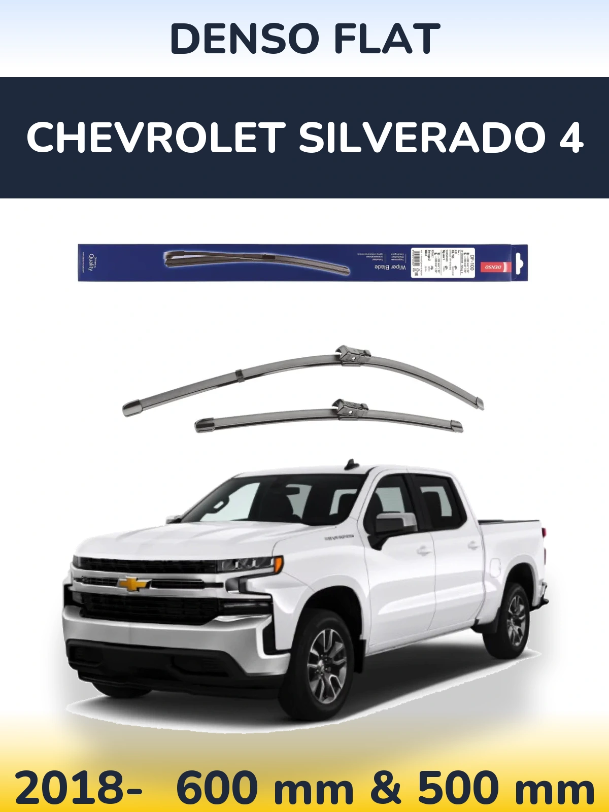 Ștergătoare Denso Flat pentru Chevrolet Silverado 4