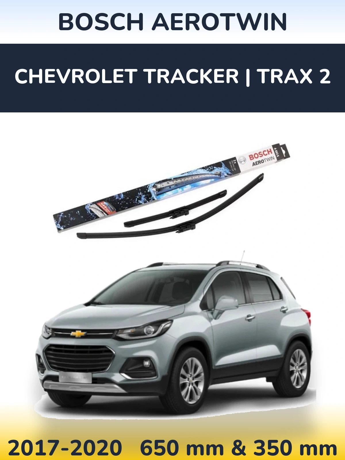 Ștergătoare BOSCH AeroTwin pentru Chevrolet Tracker | Trax 2