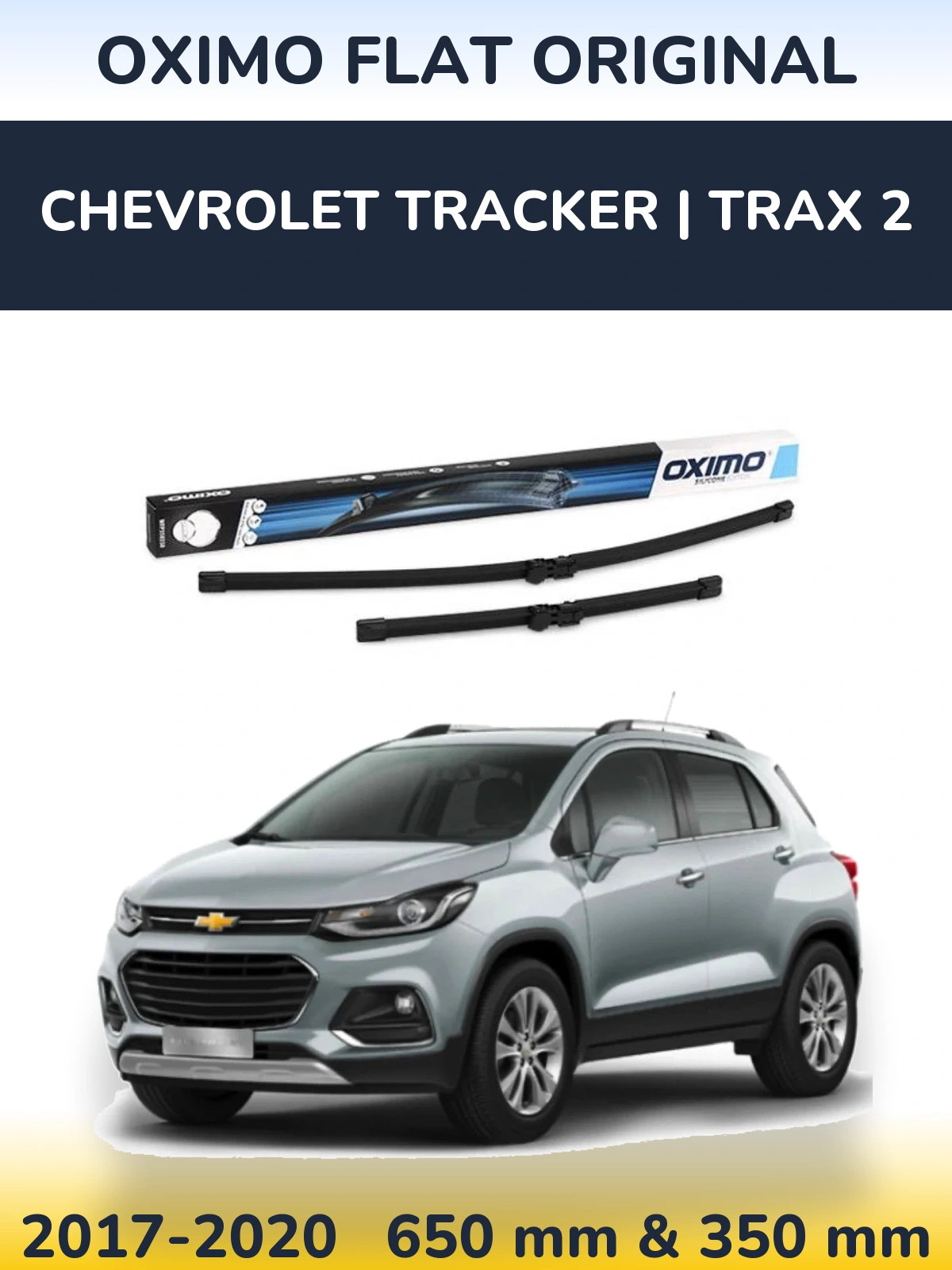 Ștergătoare Oximo Flat Original pentru Chevrolet Tracker | Trax 2
