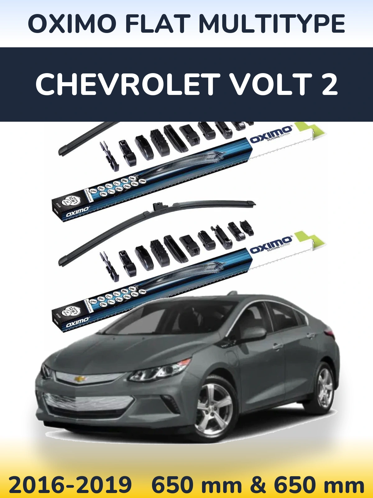 Ștergătoare Oximo Flat MultiTipe pentru Chevrolet Volt 2