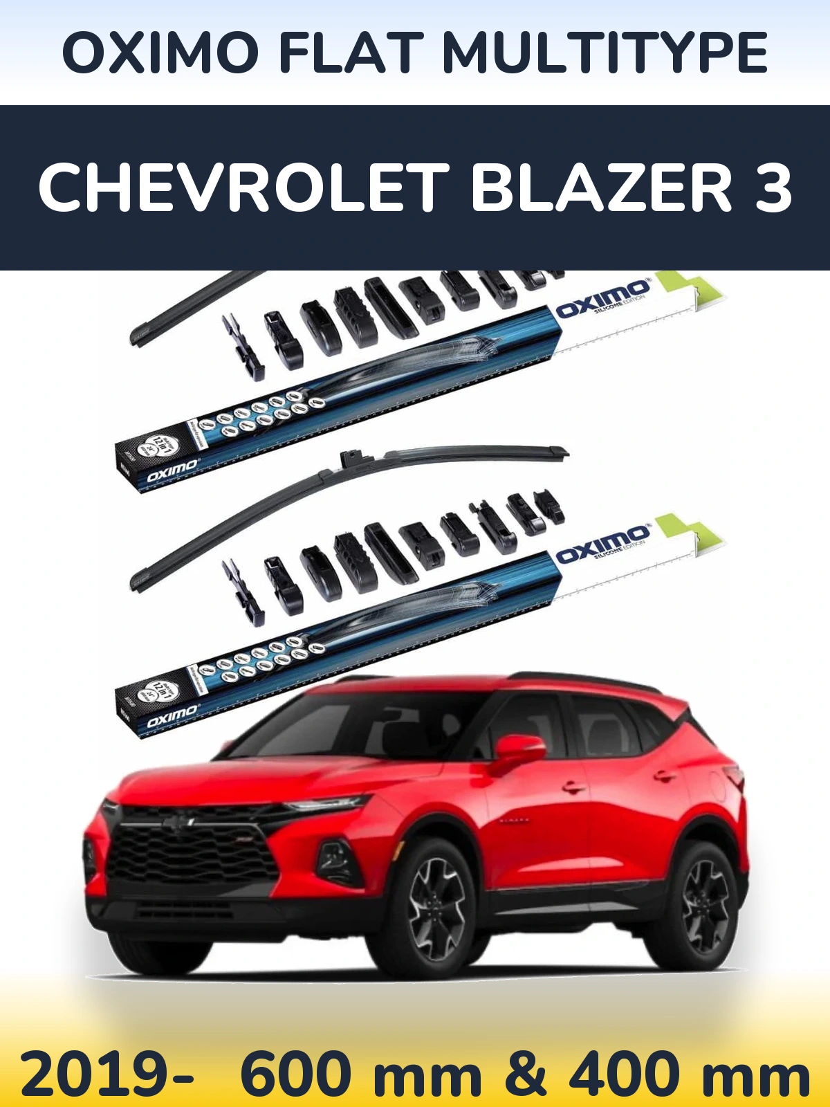 Ștergătoare Oximo Flat MultiTipe pentru Chevrolet Blazer 3